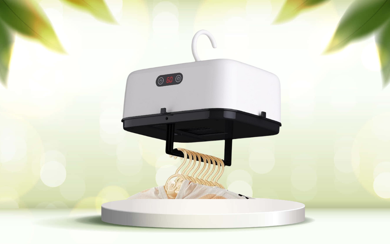 Scopri come asciugare i vestiti rapidamente in spazi ridotti con Cloth Dryner